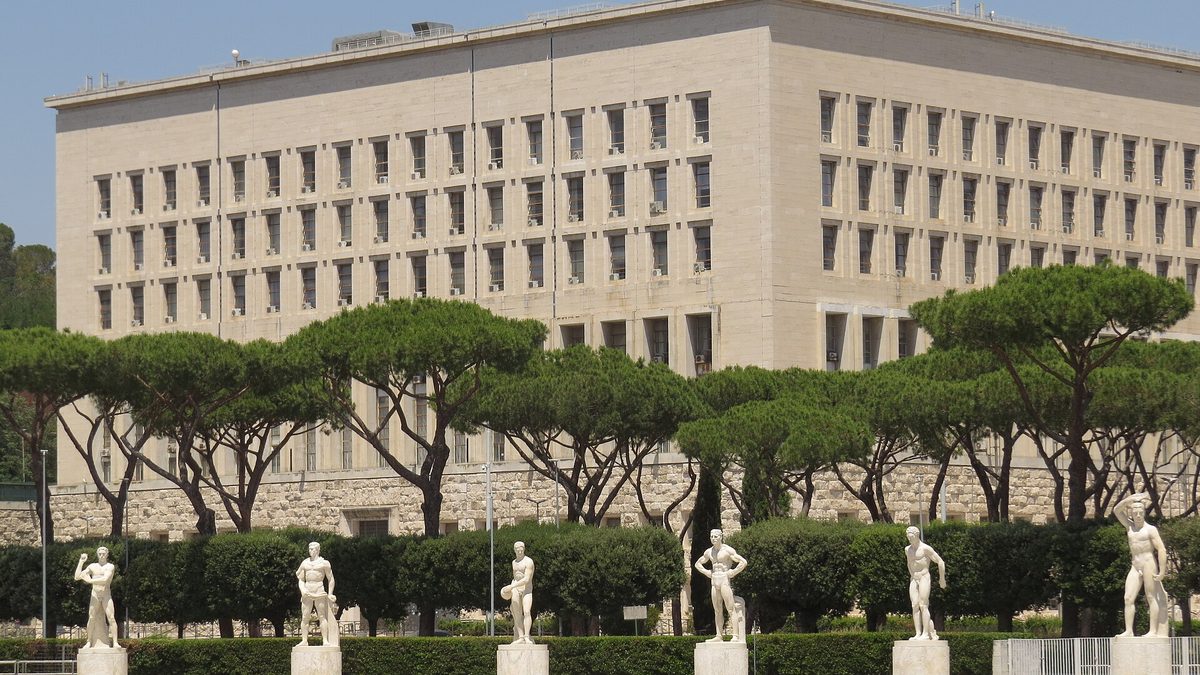 Palazzo della Farnesina, sede do Ministério das Relações Exteriores da Itália, em Roma