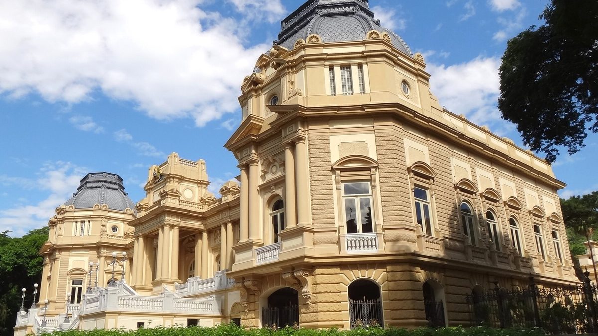Fachada do Palácio Guanabara, sede do governo do Rio de Janeiro, em Laranjeiras